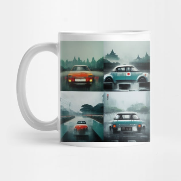 Japanese car print by Planty of T-shirts